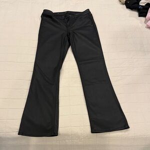 White House Black Market Black Flared Pants